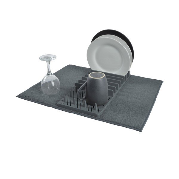 Hall plastmassist nõudekuivatusrest 50x38 cm - Homéa-image-1