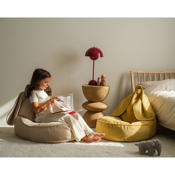Kollane sametist laste kott-tool Bunny - Wigiwama-image-4