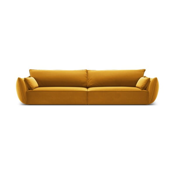 Sinepivärvi sametist diivan 248 cm Vanda - Mazzini Sofas