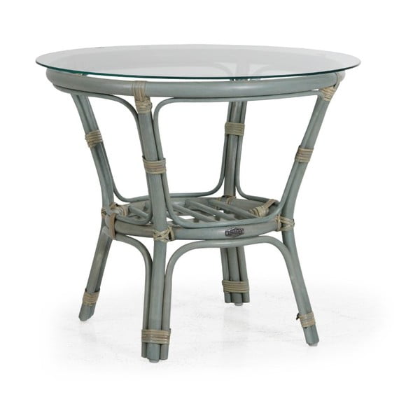 Zelený zahradní stolek Brafab Kubor, ∅ 65 cm