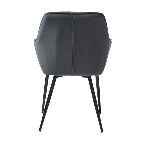 Hallid käetugedega sametist söögitoolid 2tk komplektis Nolan Stripe - Unique Furniture-image-4