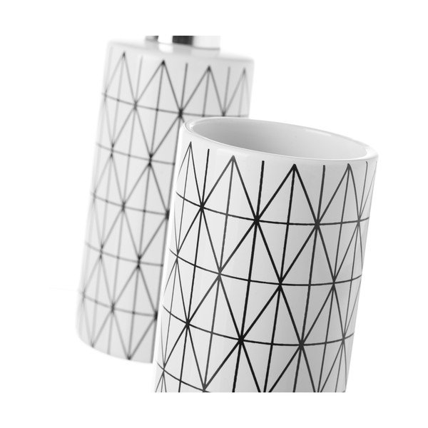 Keraamiline tass ja seebidosaatorite komplekt Unimasa Geometry Sense - Casa Selección-image-2