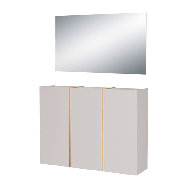 Kreem esikukomplekt 138x200x37 cm Libbiano - Germania