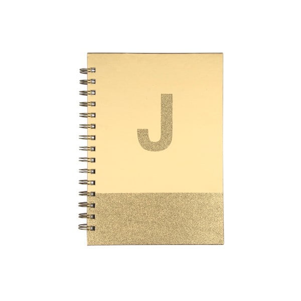 Spirálový zápisník Tri-Coastal Design Monogram J