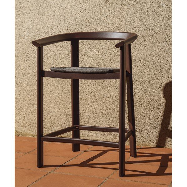 Pruun puidust aiabaari tool Erice - Kave Home-image-2
