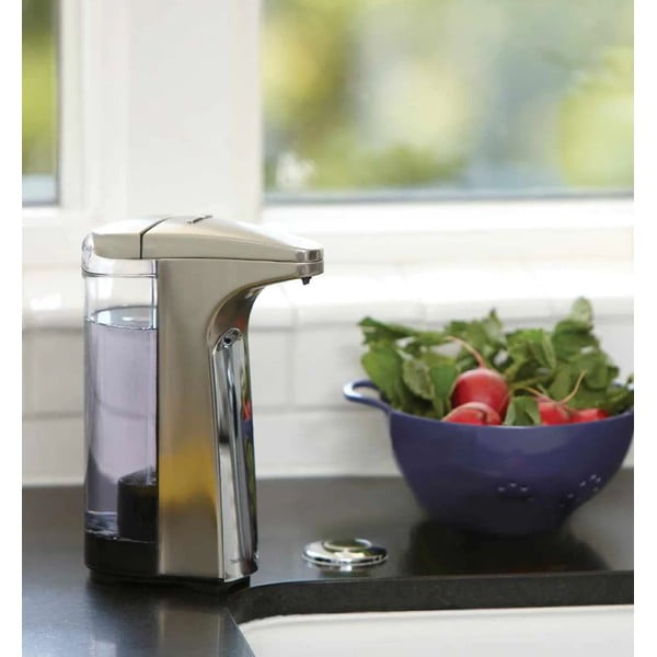 Hall automaatne metallist seebidosaator 237 ml - simplehuman-image-1