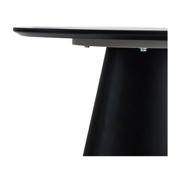 Helehall-must marmoridekooriga diivanilaud ø 60 cm Tango - Furnhouse-image-3