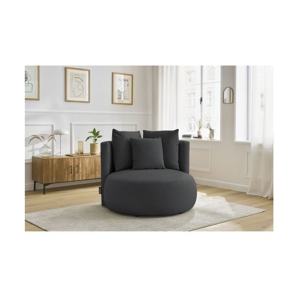 Tumehall sametist tugitool Cesar - Bobochic Paris-image-1