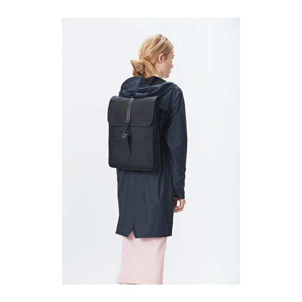 Černý batoh s vysokou voděodolností Rains Backpack Mini-image-2