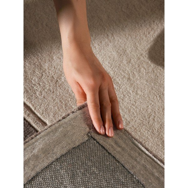 Pruun/kreemikas villane vaip 120x170 cm Quentin - Villeroy&Boch-image-1