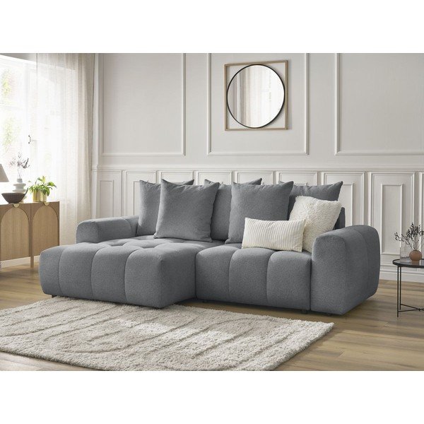 Hall šenillist panipaigaga nurgadiivanvoodi (vasak nurk) Roxelane - Bobochic Paris-image-3