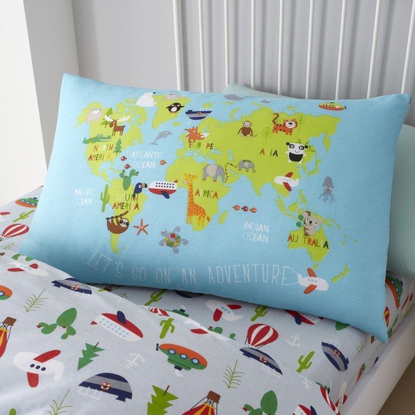 Laste voodipesu loomamotiiviga , 135 x 200 cm Animal Adventures - Catherine Lansfield-image-1