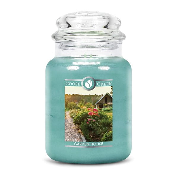 Lõhnaküünal klaaskarbis, 150 tundi põlemisaega Garden House - Goose Creek