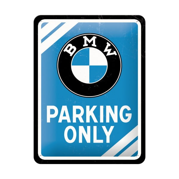 Seina dekoratiivne märk BMW Parking Only - Postershop