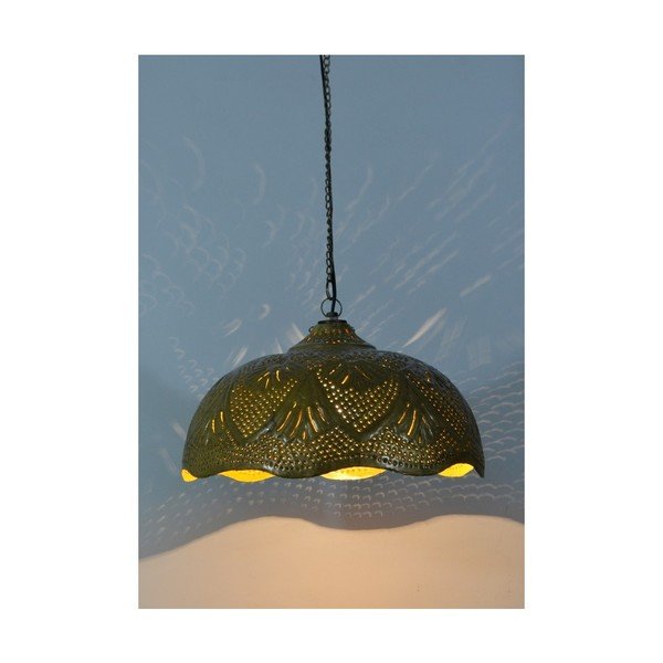 Závěsné stínítko Goa, žlutý spodek-image-1