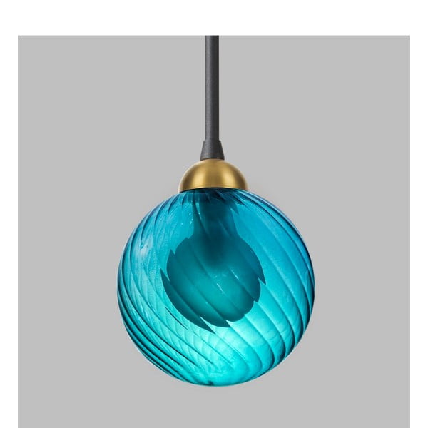 Sinine rippvalgusti ø 12 cm Twister - Squid Lighting-image-3