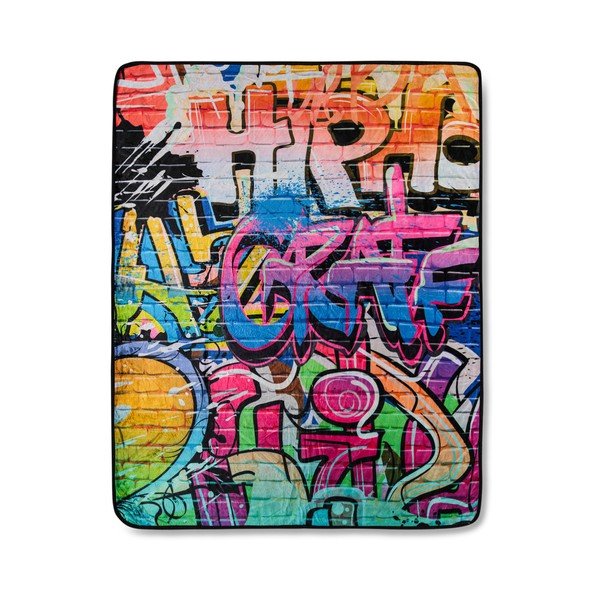 Pléd Good Morning Graffity Multi, 130 x 160 cm-image-1