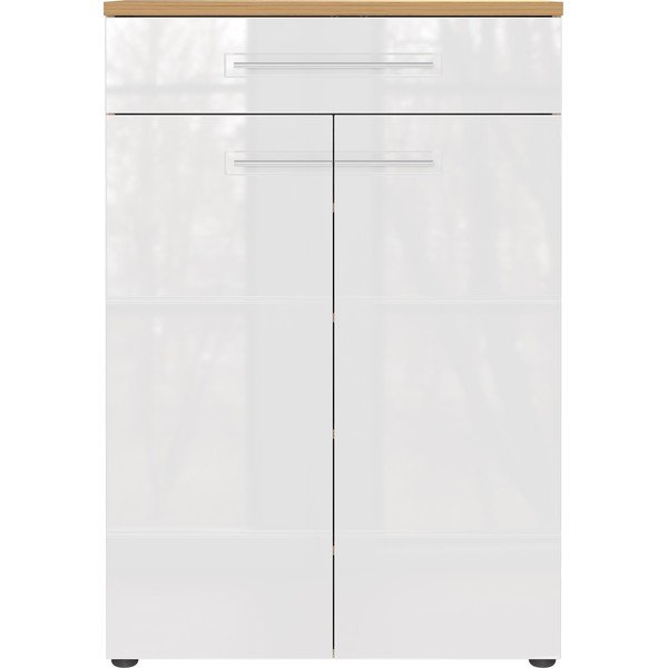 Valge naturaalne jalatsiriiul tammedekoriga Aledo - Germania-image-1