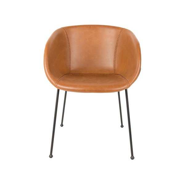 2 pruunist toolist koosnev komplekt Feston - Zuiver-image-2