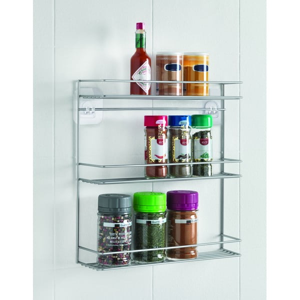 Seinale paigaldatav kolmeastmeline vürtsiriiul - Metaltex-image-1