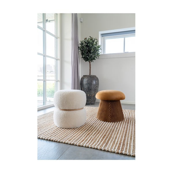 Valge bukleekangast tumba Milford - House Nordic-image-1