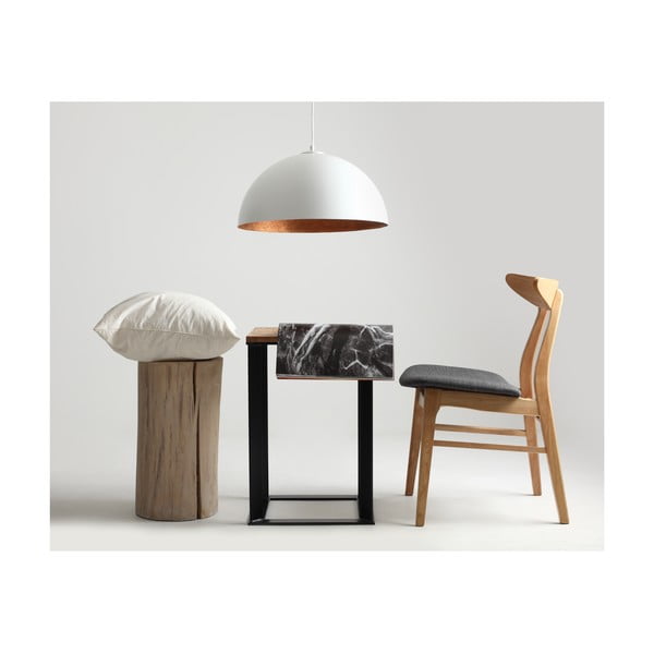 Valge rippvalgusti vase värvi detailidega , ø 50 cm Lord - CustomForm-image-3