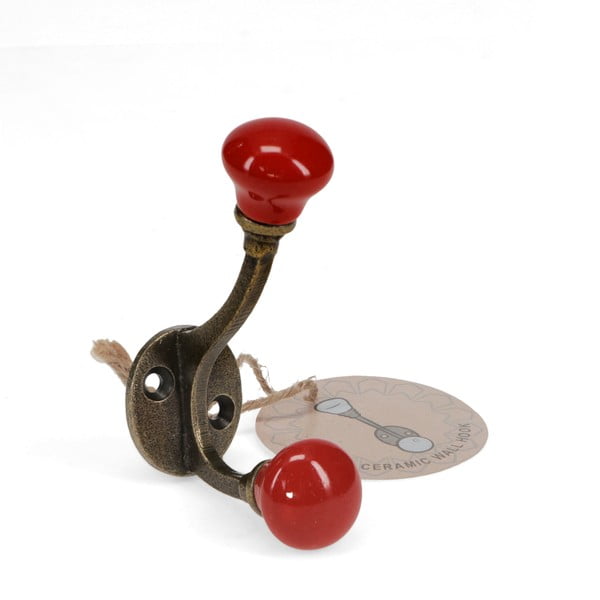 Punane metallist seinanagi 3 cm - Rex London-image-2