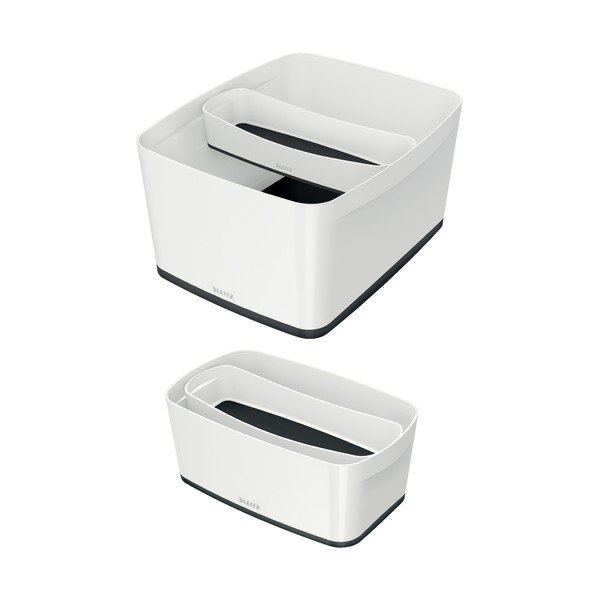 Valge ja must plastikust korraldaja kirjatarvete jaoks MyBox - Leitz-image-3