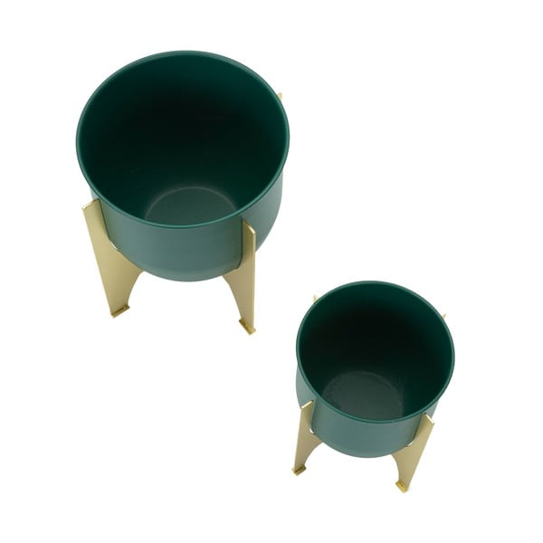 Metall lillepoti katted komplektis  2 tk ø 24 cm Grent Shet – Mauro Ferretti-image-2