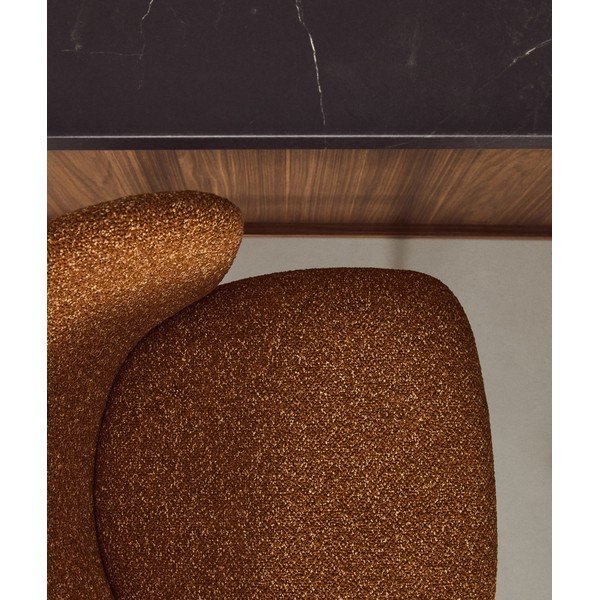 Terrakota värvi polsterdatud baaritool (istme kõrgus 75 cm) Ciselia - Kave Home-image-2