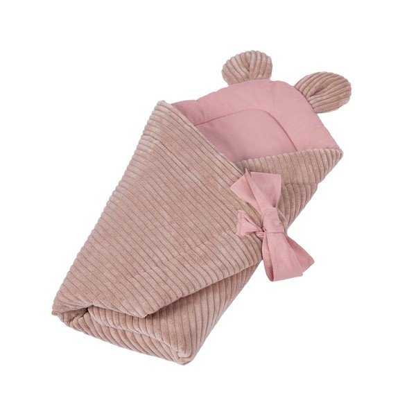 Roosa beebimähis 35x65 cm - Meowbaby-image-1