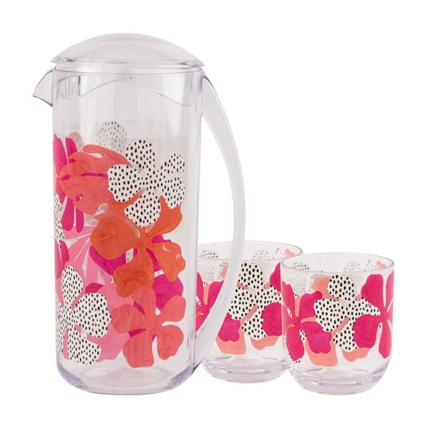 Roosa ja oranž piknikukann , 2 l - Navigate-image-1