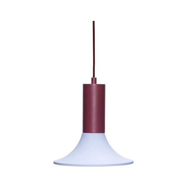 Burgundiapunane/helesinine metallist hämardatav ripplamp ø 25 cm Luminary - Hübsch
