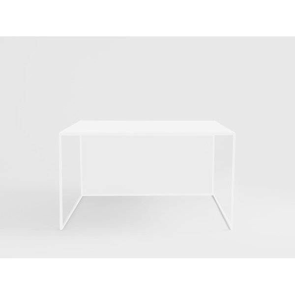 Valge metallist diivanilaud 80x80 cm 2Wall - CustomForm-image-1