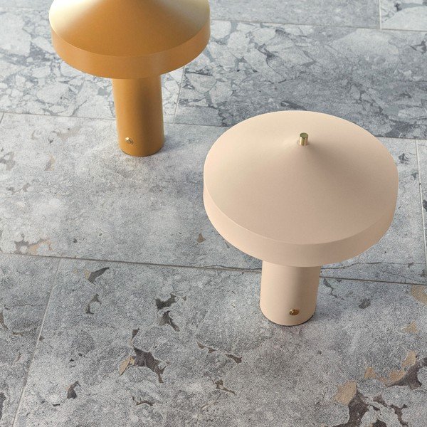 Hallikaspruun metallist laualamp (kõrgus 41 cm) Hatto - OYOY Living Design-image-2