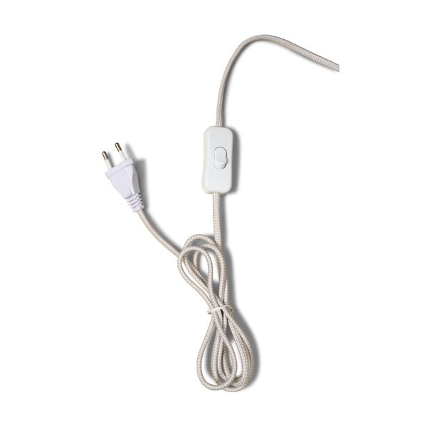 Valge lauavalgusti tekstiilist varjuga (kõrgus 75 cm) Reykjavik - it's about RoMi-image-3