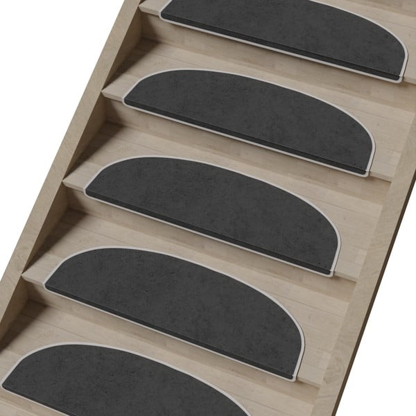 Tumehallid trepivaibad 16 tk komplektis 20x65 cm Plain Color - Vitaus-image-1