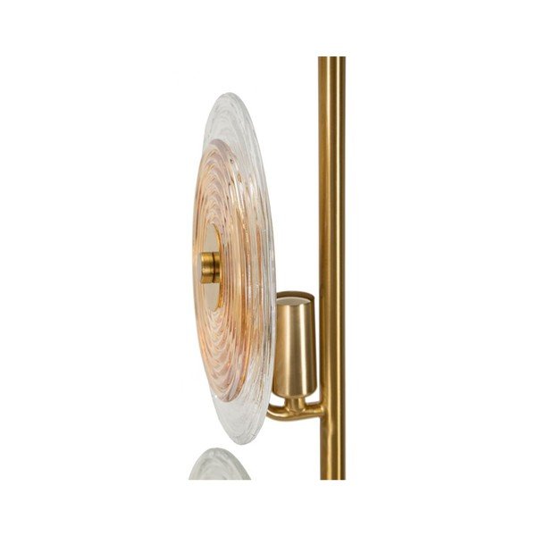 Kuldne laualamp klaasist varjuga (kõrgus 63 cm) Venice - Mauro Ferretti-image-3