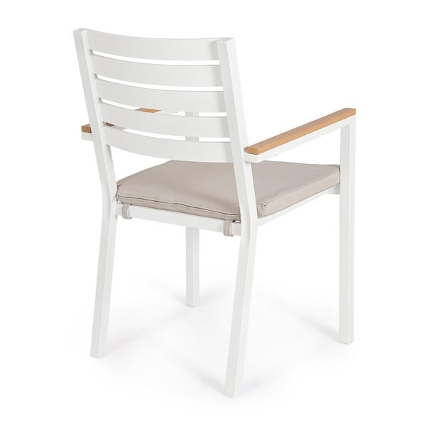 Valge metallist aiatool Henna - Bizzotto-image-3