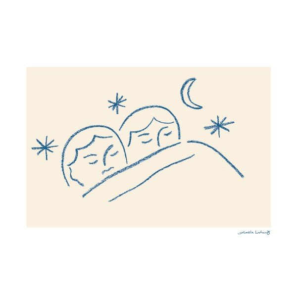 Plakat 40x30 cm Slumber – Amélie Lehoux - The Plakat Club
