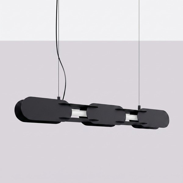 Must metallist LED-rippvalgusti CHAIN - Thoro-image-4