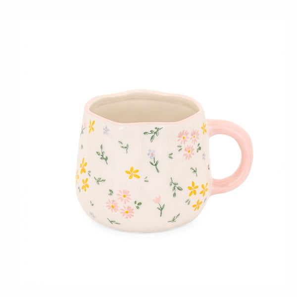 Kreem kivikeraamikast kruus 375 ml Ditsy - Sass & Belle