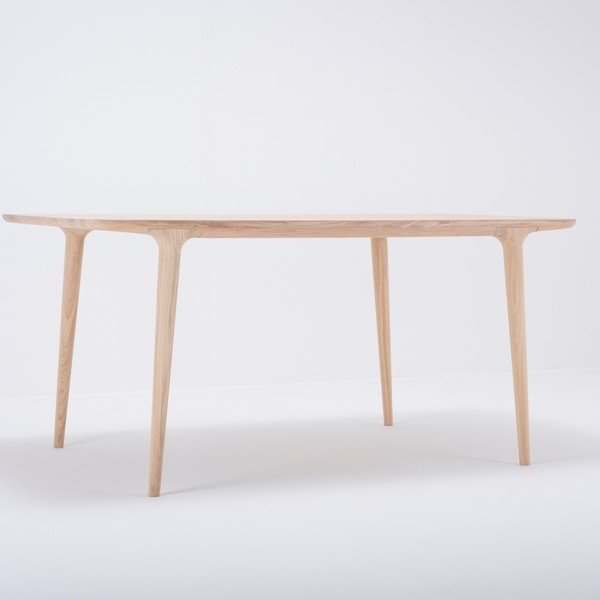 Tammepuust söögilaud 90x160 cm Fawn - Gazzda-image-3