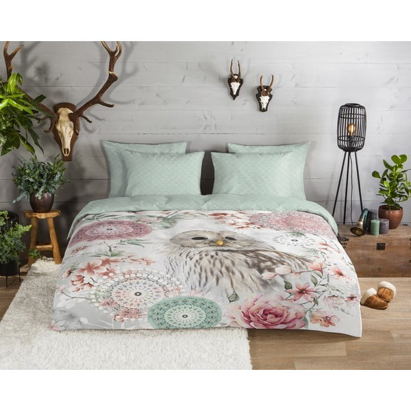 Roheline flanell voodipesu üheinimesevoodile 140x200 cm Omaira - HIP-image-1