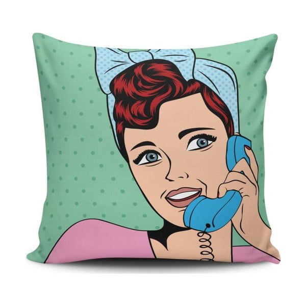 Puuvillasegu padi Pop Art, 45 x 45 cm - Cushion Love