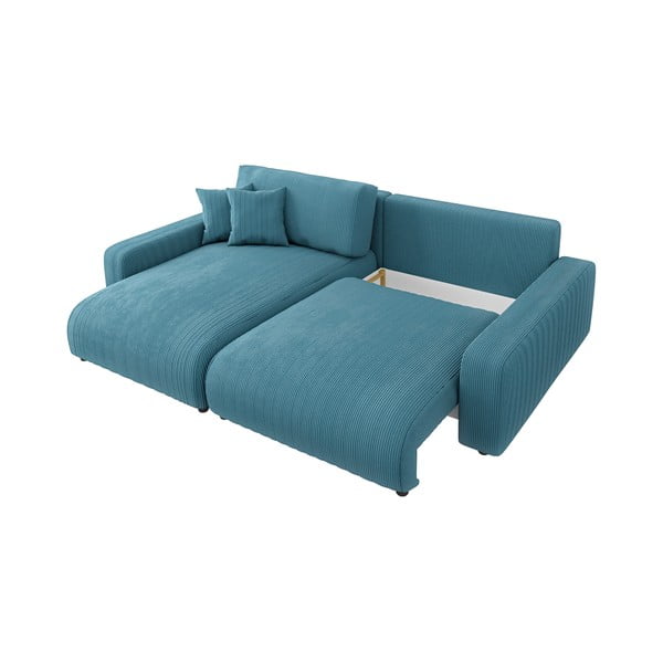 Türkiissinine velvetist nurgadiivanvoodi Sara - Ropez-image-4