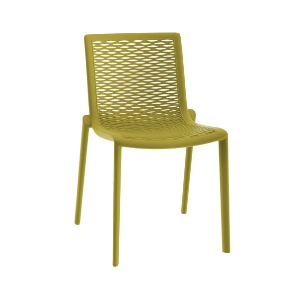 Sada 2 zelených zahradních jídelních židlí Resol Net-Kat-image-1