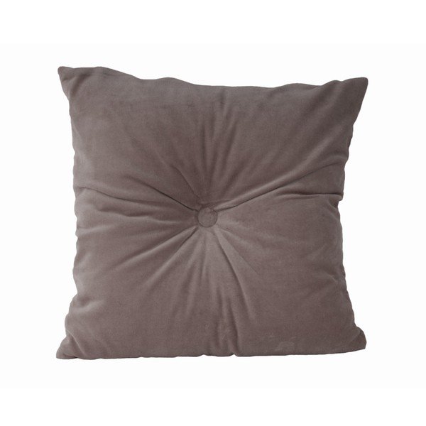 Šedý bavlněný polštář PT LIVING, 45 x 45 cm