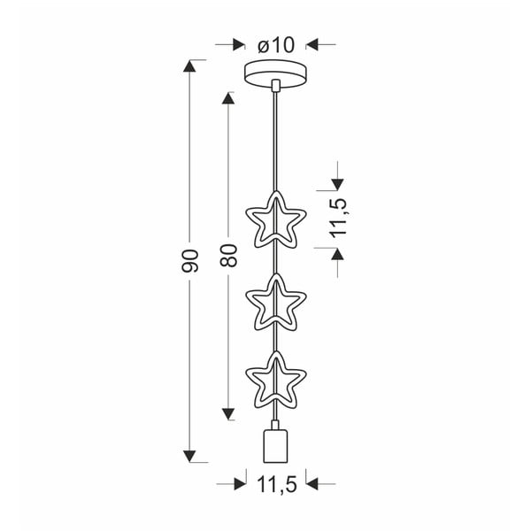 Laste lamp metallist lambivarjundiga Single - Candellux Lighting-image-2