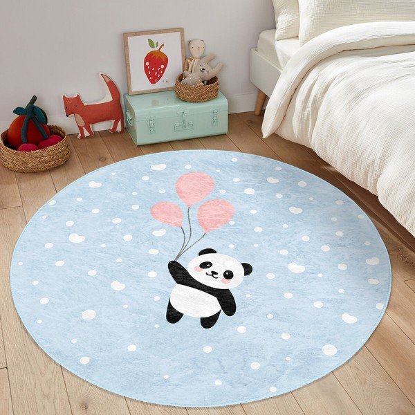 Helesinine laste vaip ø 80 cm Comfort - Mila Home-image-4